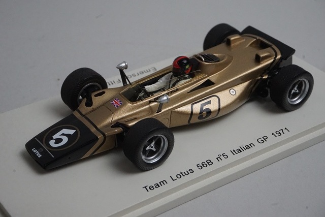 1/43 スパーク S1766 チーム ロータス 56B イタリアGP 1971 #5 E