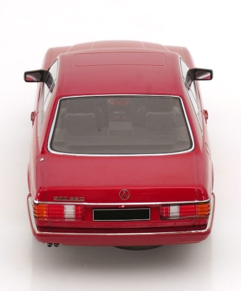 新品 KKDC180336 KK scale 1/18 メルセデス 500 SEC C126 1985 レッド