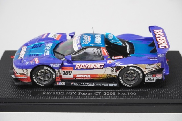 1/43 エブロ 44050 ホンダ レイブリック NSX スーパーGT500 2008