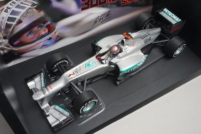 1/18 �ߥ˥����ץ� 113120307 ��륻�ǥ�AMG �ڥȥ��ʥ� F1������ W03 300th GP �٥륮��GP 2012 #7 M.���塼�ޥå�