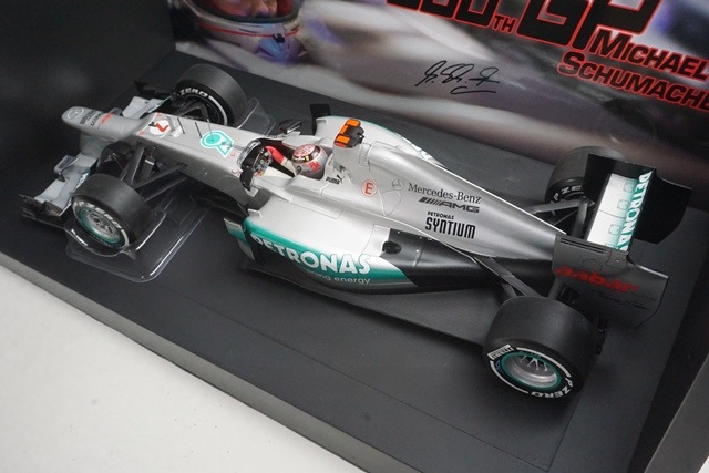 1/18 �ߥ˥����ץ� 113120307 ��륻�ǥ�AMG �ڥȥ��ʥ� F1������ W03 300th GP �٥륮��GP 2012 #7 M.���塼�ޥå�