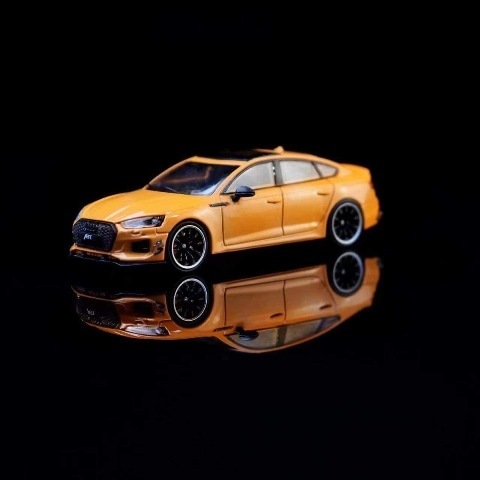 新品未開封 ABT Audi RS5-R 1/64 アプト アウディ ミニカー 予約 BSC 1/64 アウディ Audi RS5 Sportback ABT イエロー