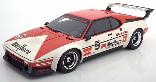 ミニチャンプス 1/12 BMW M1 プロカー 1979 #5 ニキ・ラウダ Marllboro