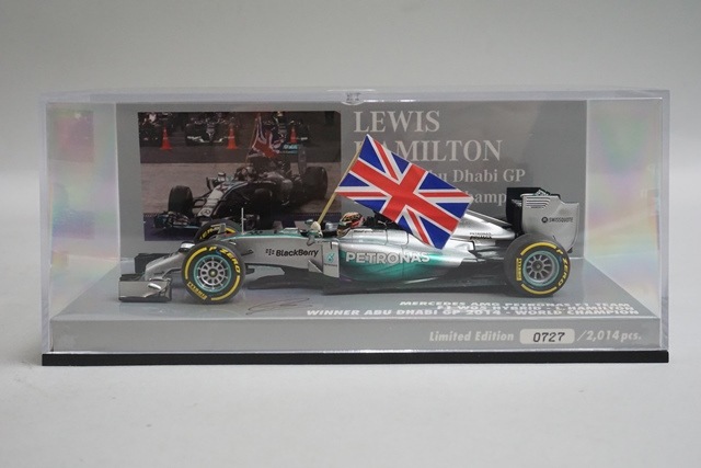 1/43 �ߥ˥����ץ� 410140544 ��륻�ǥ�AMG �ڥȥ��ʥ� F1������ W05 �ϥ��֥�å� ���֥���GP ͥ�� 2014 #44 L.�ϥߥ�ȥ�