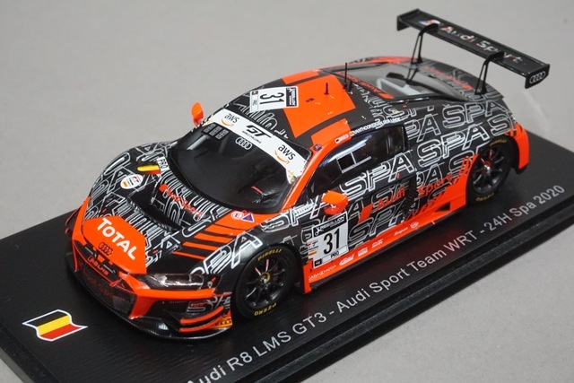 1/43 スパーク SB407 アウディ R8 LMS GT3 24h SPA 2020 #31, Boost