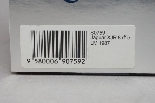 1/43 スパーク S0759 ジャガー XJR8 LMルマン 1987 #5 シルクカット