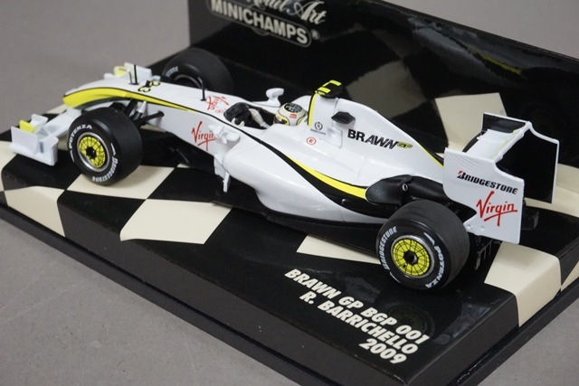 1/43 ミニチャンプス 400090023 ブラウンGP BGP 001 2009 R.バリチェロ