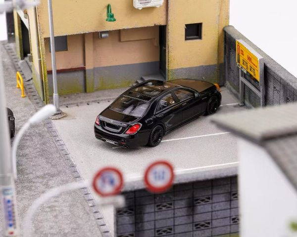 新品 KING MODEL 1/64 メルセデス ベンツ Benz S65 AMG W222 Black