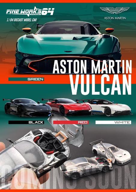 新品 Fine Works64 1/64 アストンマーティン ヴァルカン ASTON MARTIN