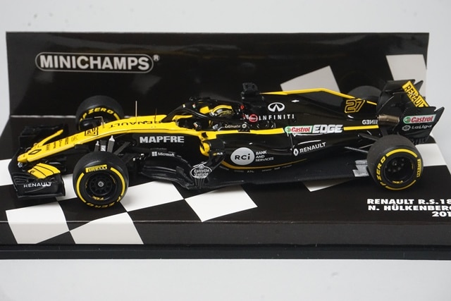1/43 ミニチャンプス 417180027 ルノー R.S.18 2018 #27 N.ヒュルケン