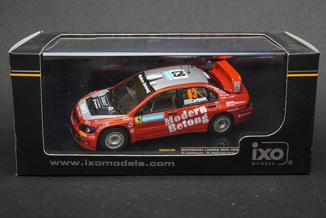 1/43 イクソ RAM235 三菱 ランサー WRC ラリー・スウェーデン 2006 #63