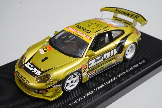 1/43 エブロ 43965 ユンケル パワー タイサン ポルシェ スーパー GT300