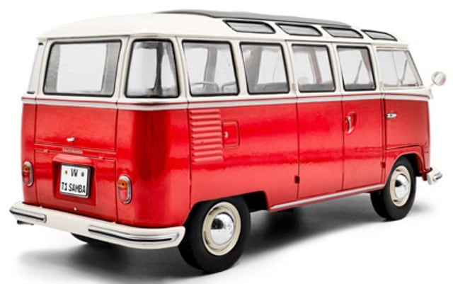 ミニカー　1/18 VW　フォルクスワーゲン　タイプⅡ　マイクロバス　1962 1/18 1962 VW フォルクスワーゲン Microbus キャンパーバン ワーゲン
