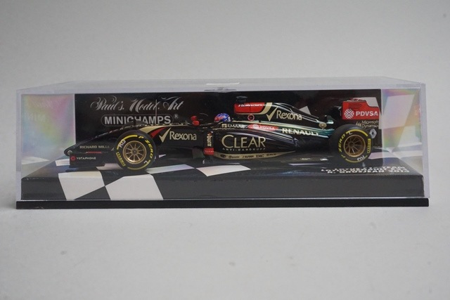 1/43 ロータス ルノー E22 R.グロージャン 2014 ＃8【417140008】本戦仕様 大阪市内 引取歓迎☆【6063】 1&frasl;43 ミニチャンプス 417140008 ロータス F1チーム ルノー E22 2014 #8