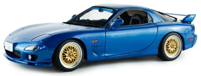 予約 S1810611 SOLIDO 1/18 マツダ RX-7 (FD3S) 1999 (ブルー) , Boost