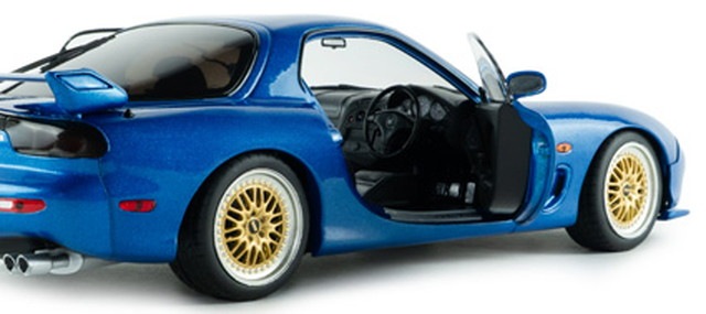 予約 S1810611 SOLIDO 1/18 マツダ RX-7 (FD3S) 1999 (ブルー) , Boost
