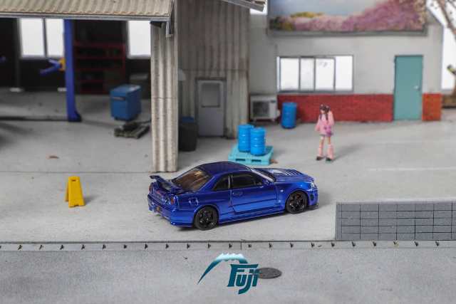 ミニカー 1/43 Nismo R34 GT-R Z-tune Bayside Blue IG2937 Nismo R34 GT-R Z-tune Bayside Blue – ignition model