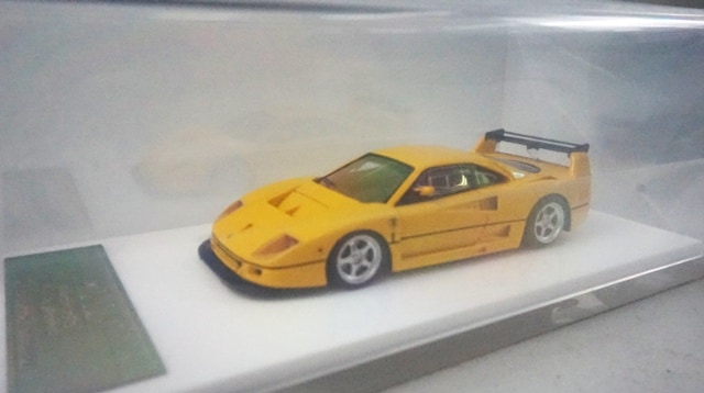 新品 M64X 1/64 フェラーリ F40 LM Competizione Giallo Modena ※限定
