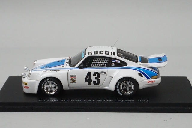 1/43 スパーク 43DA77 ポルシェ 911 RSR n43 優勝 デイトナ 1977