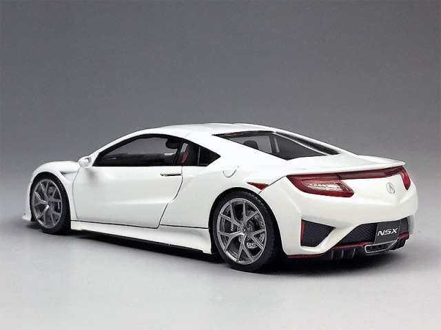 新品19A03-01 onemodel 1/18 ホンダ NSX 2015 ホワイト ※クリア