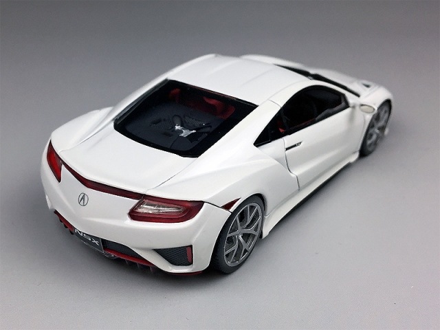 HONDA / ホンダ NSX 1/24 ミニカー ホワイト H193 Honda NSX-R GT Champion White (ミニカー) - ホビーサーチ ミニカー