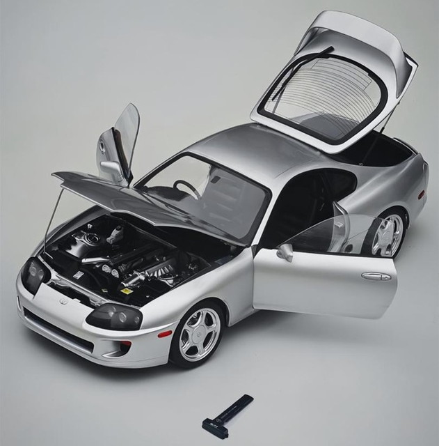 予約 W-001D WHELART 1/18 トヨタ TOYOTA Supra A80 Silver(RHD