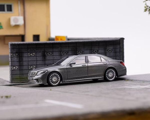 新品 KING MODEL 1/64 メルセデス ベンツ Benz S65 AMG W222 Titanium