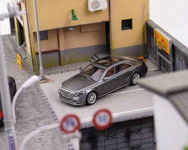 新品 KING MODEL 1/64 メルセデス ベンツ Benz S65 AMG W222 Titanium