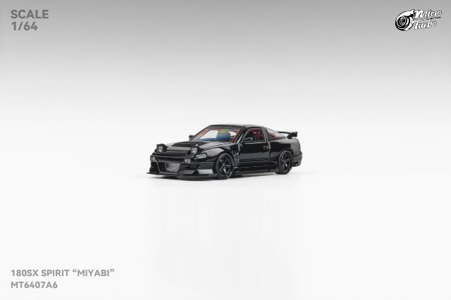 Micro Turbo 1/64 日産 180SX スピリット玲 ブラック 新品 Micro Turbo 1/64 日産 玲 180SX Spirit “MIYABI” Piano