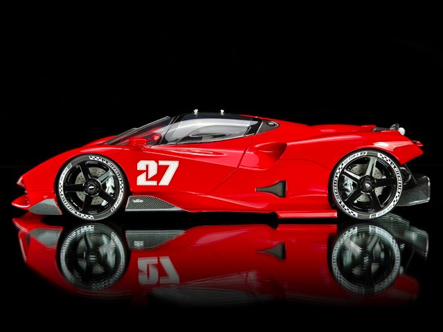 予約 F190-203 フロンティアート 1/18 Nilu27 SUMAC Red , Boost Gear