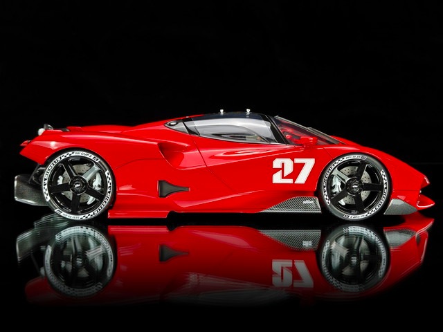 予約 F190-203 フロンティアート 1/18 Nilu27 SUMAC Red , Boost Gear