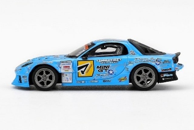 予約 MGT01195-R TSM MINI-GT 1/64 マツダ RX-7 RE雨宮 2025 D1 GP (右