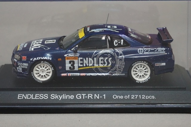 1/43 エブロ 43368 日産 エンドレス スカイライン GT-R N1 #3, Boost