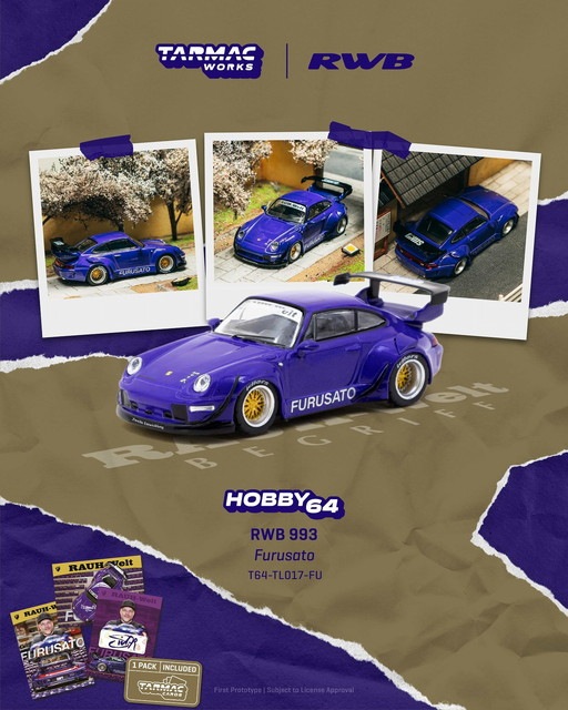 予約 T64-TL017-FU Tarmac Works 1/64 RWB 993 Furusato , Boost Gear