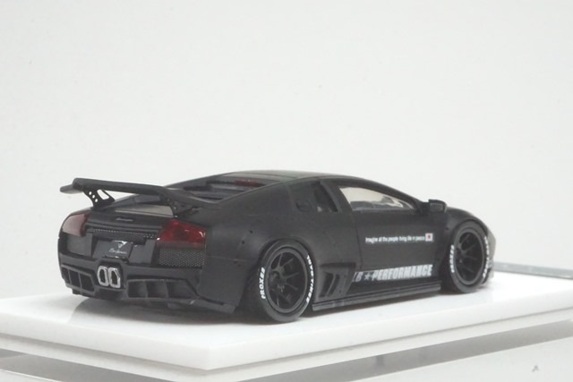  LB670-027 LBPERFOMANCE 1/64 LIBERTY WALK LB Works Murcielago LP670 Matt Black