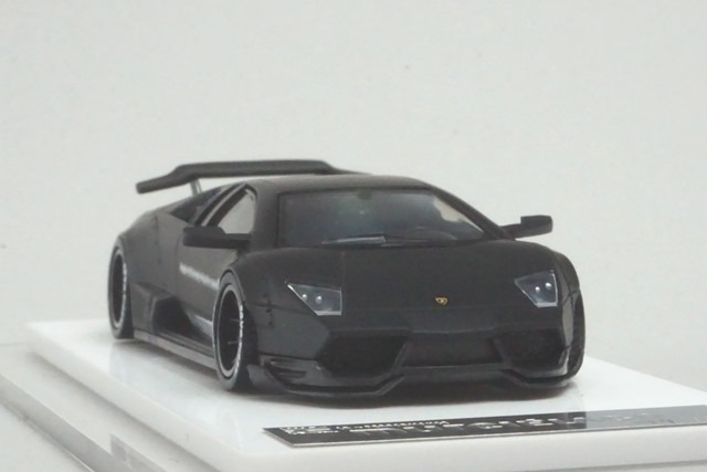  LB670-027 LBPERFOMANCE 1/64 LIBERTY WALK LB Works Murcielago LP670 Matt Black