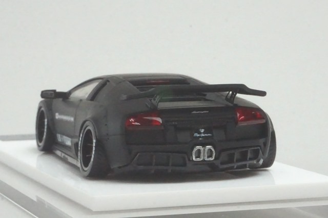  LB670-027 LBPERFOMANCE 1/64 LIBERTY WALK LB Works Murcielago LP670 Matt Black