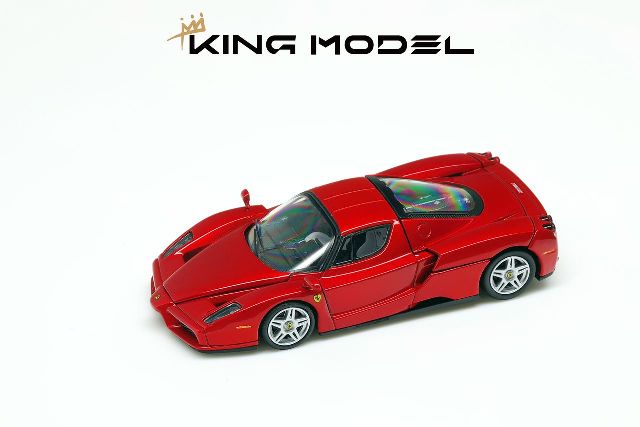 予約 King Model 1/64 Enzo エンツォ Back Cover Metallic Red