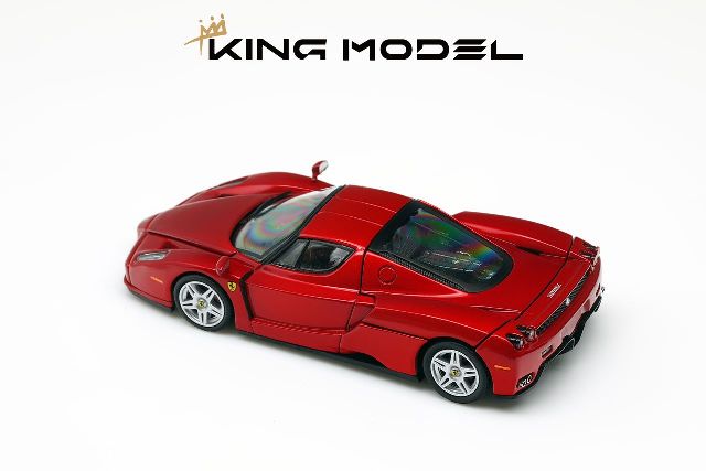 新品 King Model 1/64 Enzo エンツォ Back Cover Metallic Red