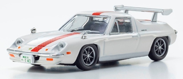 サーキットの狼』仕様のロータス・ヨーロッパSPが京商のミニカー