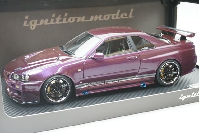 1/18 ˥åǥ IG1474  TOP SECRET GT-R (BNR34) Midnight Purple