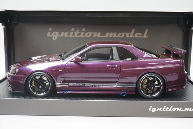 1/18 ˥åǥ IG1474  TOP SECRET GT-R (BNR34) Midnight Purple