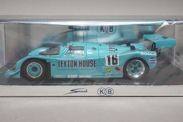 1/43 スパーク KBS056 ポルシェ 962C 1989 富士 500マイル #16 LEYTON
