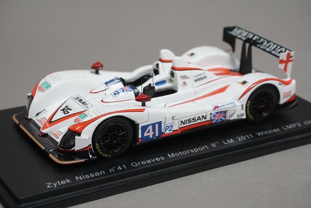 1/43 スパーク S2533 Zytek 日産 Graves モータースポーツ LM 8th 2011