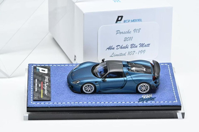 新品 BCP Model 1/64 Porsche 918 Sypder Customized Version Matte