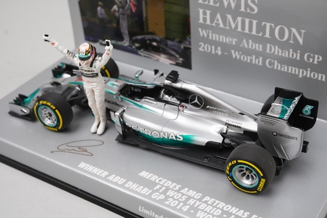 1/43 �ߥ˥����ץ� 410140644 ��륻�ǥ�AMG �ڥȥ��ʥ� F1������ W05 �ϥ��֥�å� ���֥���GP ͥ�� 2014 ���ɥ����ԥ��� #44 L.�ϥߥ�ȥ�