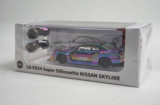 1/64 CM64-ER34-12-C CM-MODEL 1/64 日産 スカイライン GT-R スーパー