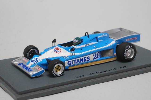 1/43 スパーク S4816 リジェ JS9 モナコGP 1978 #26 J.ラフィット