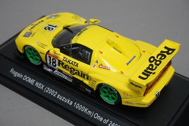 ミニカー 1/43 エブロ 43357 ホンダ リゲイン 童夢 NSX 鈴鹿 1000Km 2002