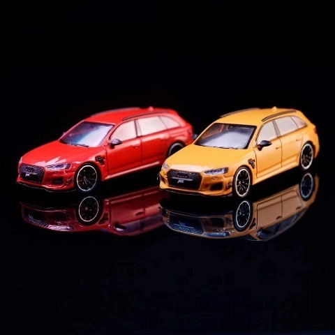 予約 BSC 1/64 アウディ Audi RS4 Avant ABT イエロー, Boost Gear
